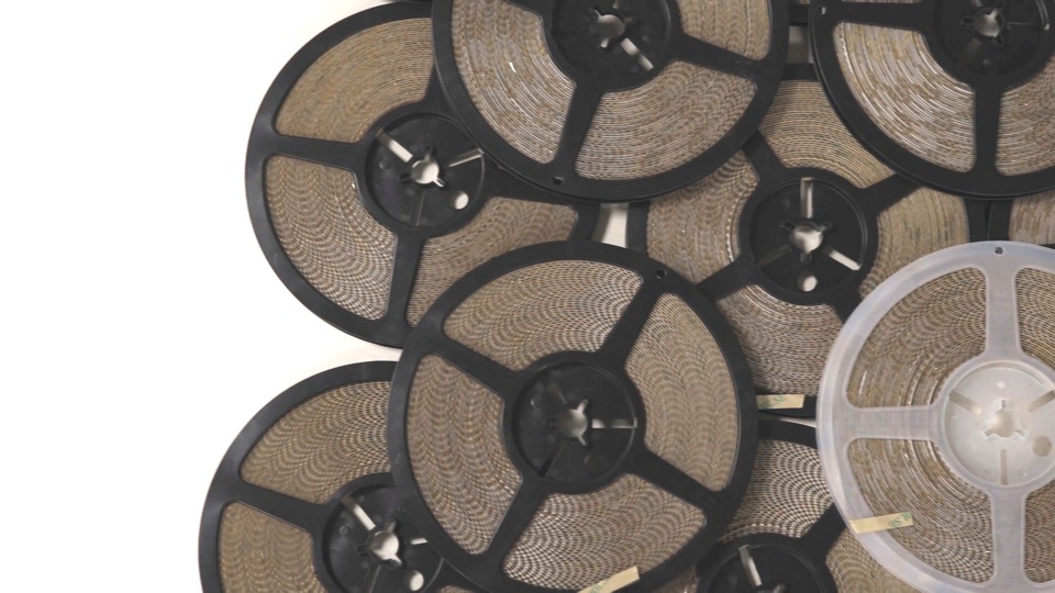 Stacked reels of LED strips