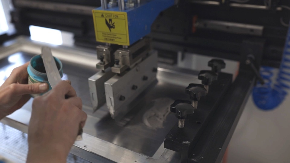 Preparing solder paste at the stencil printer